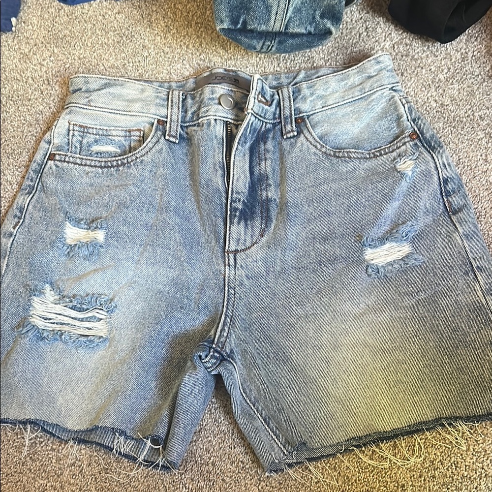 Distressed Joes Denim Shorts